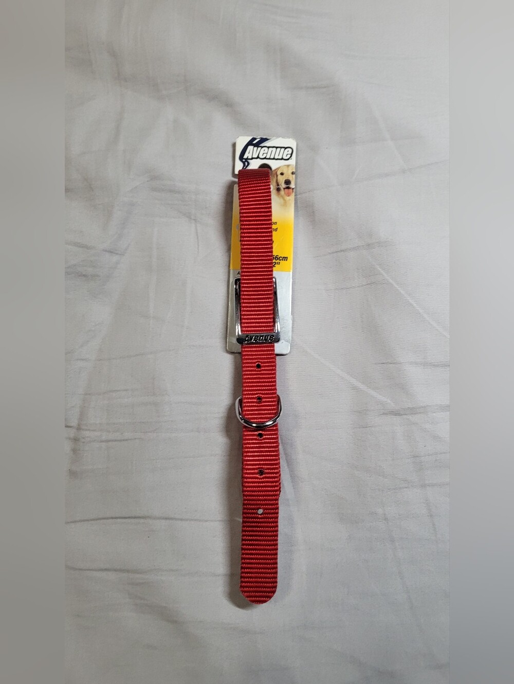 Avenue Red Nylon Dog Collar